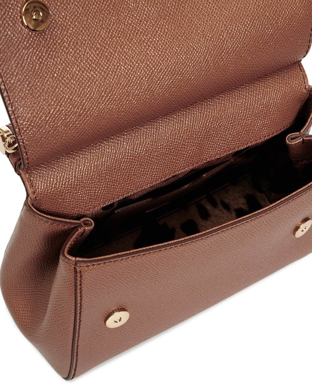 Шкіряна сумка Sicily Medium Dolce&Gabbana BB6003-A1001, коричневий колір • Купити в інтернет-магазині Kameron