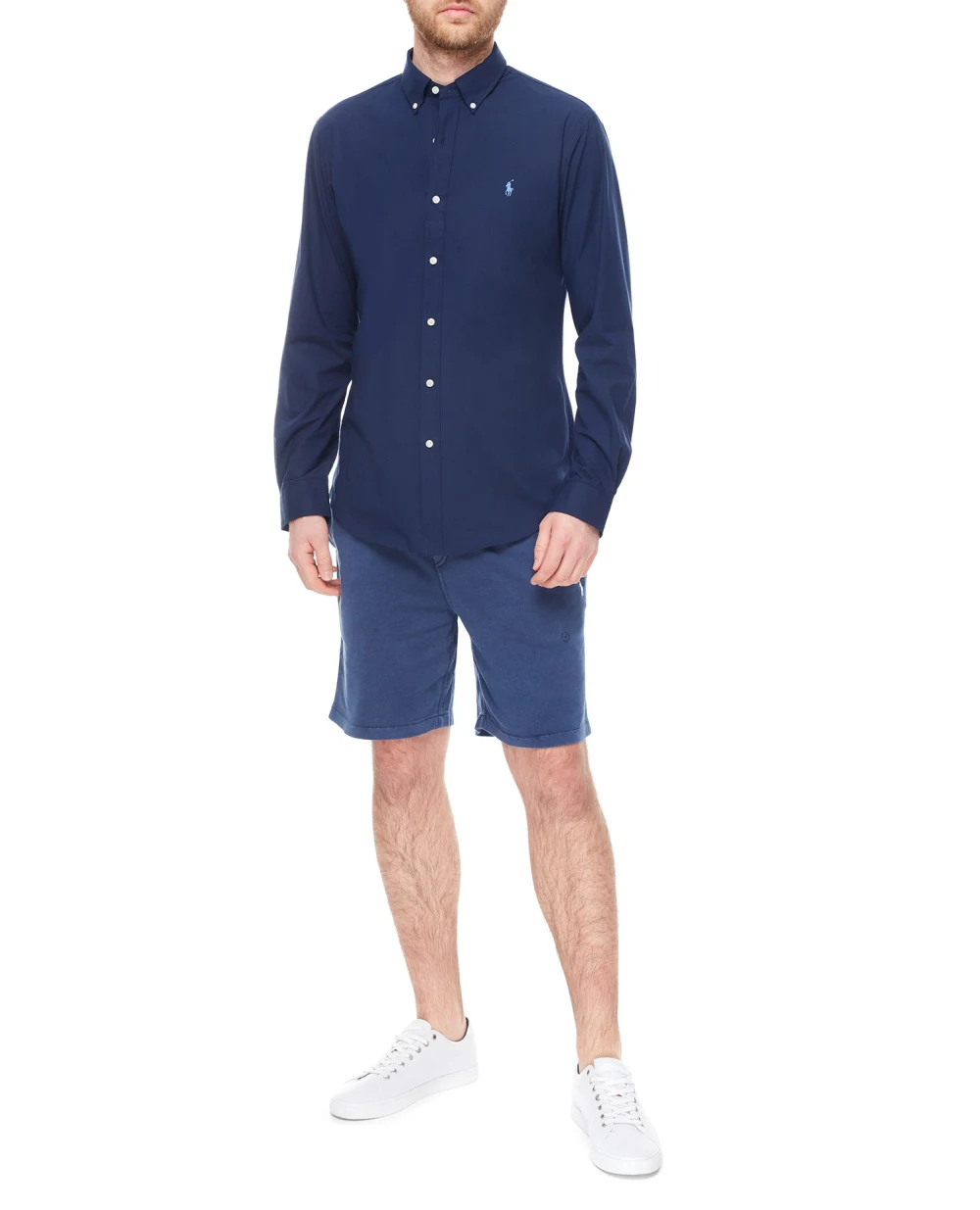 Рубашка Polo Ralph Lauren 710832480001, темно-синий цвет • Купить в интернет-магазине Kameron