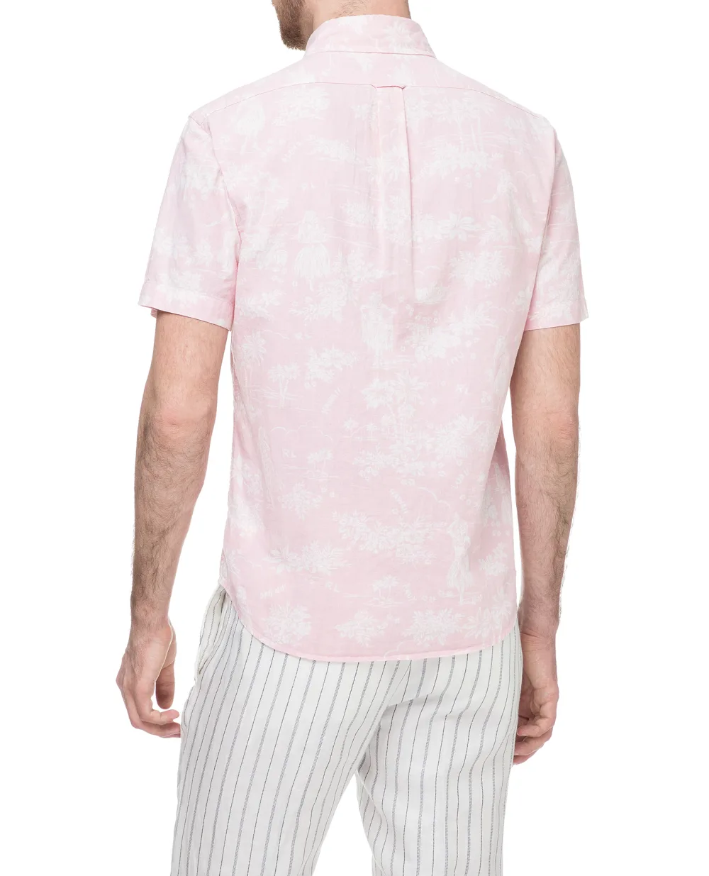 Рубашка Polo Ralph Lauren 710758067001, розовый цвет • Купить в интернет-магазине Kameron
