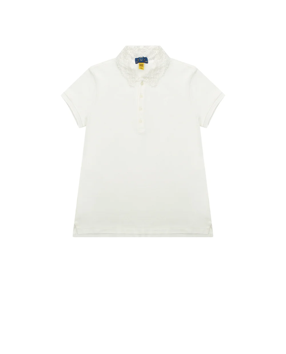 Детское поло Polo Ralph Lauren Kids 312901053001, белый цвет • Купить в интернет-магазине Kameron