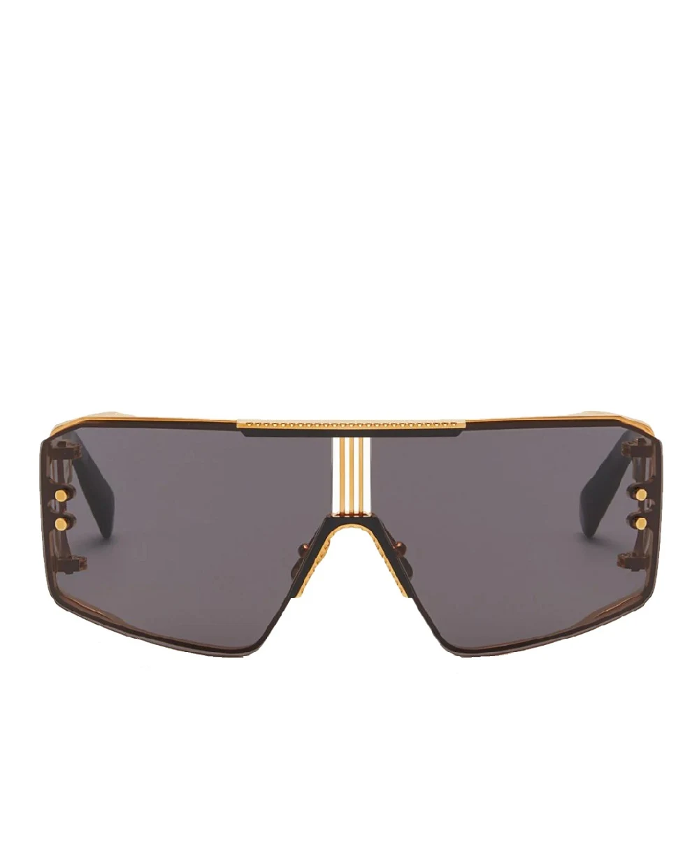 Солнцезащитные очки Le Masque Balmain BPS-146A-147, коричневый цвет • Купить в интернет-магазине Kameron