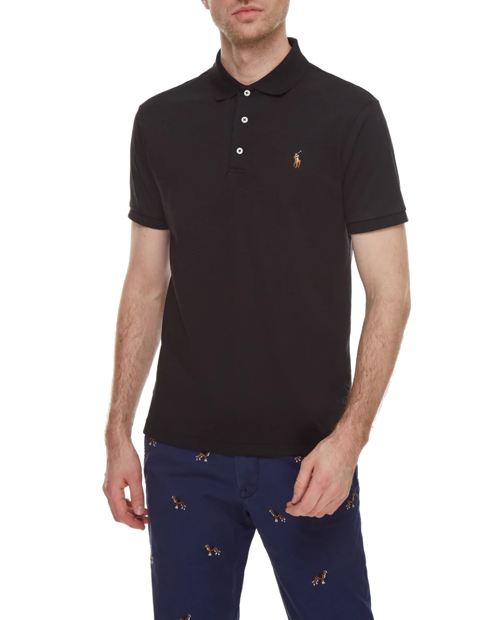 Поло Polo Ralph Lauren 710685514002, черный цвет • Купить в интернет-магазине Kameron