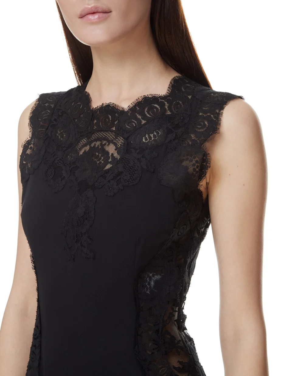 Шелковое платье Dolce&Gabbana F6R2FT-FUADB, черный цвет • Купить в интернет-магазине Kameron