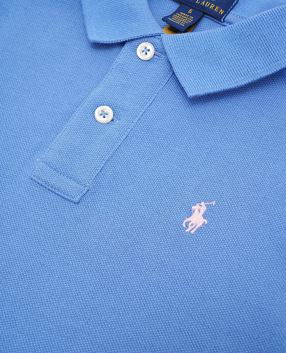 Детское поло Polo Ralph Lauren Kids 322703632164, синий цвет • Купить в интернет-магазине Kameron