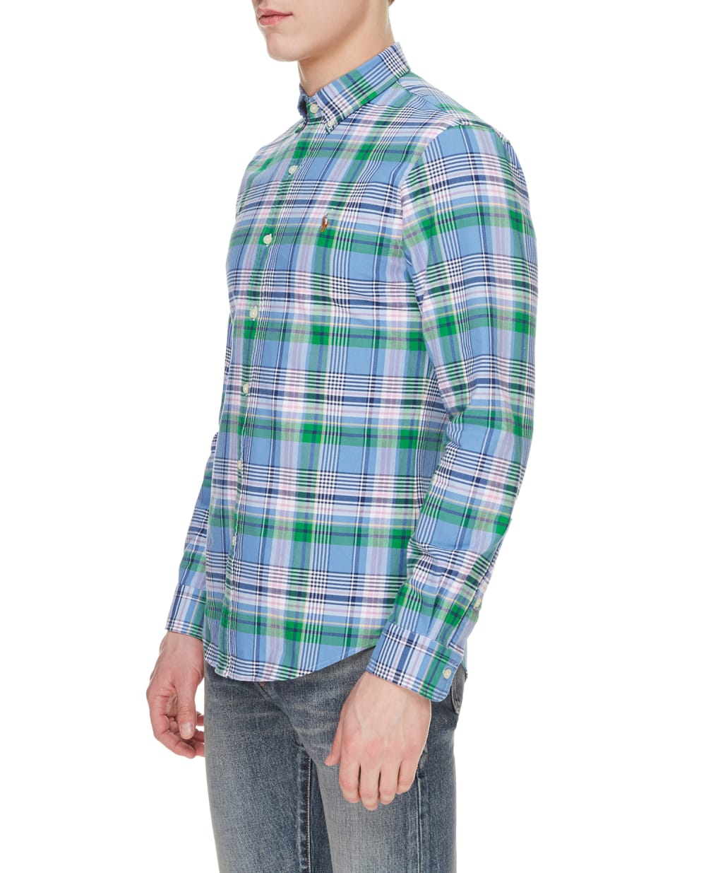 Рубашка Polo Ralph Lauren 710829448006, разноцветный цвет • Купить в интернет-магазине Kameron