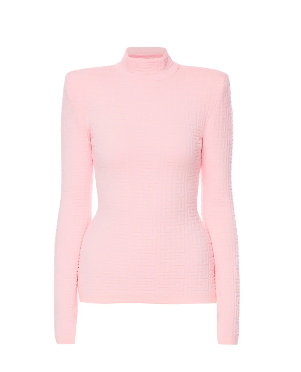 Шерстяной гольф Balmain YF1KF000KB02, розовый цвет • Купить в интернет-магазине Kameron