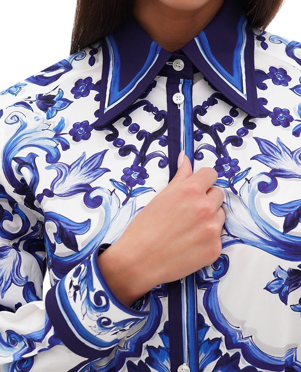 Рубашка Dolce&Gabbana F5J51T-HH5AW, білий колір • Купити в інтернет-магазині Kameron