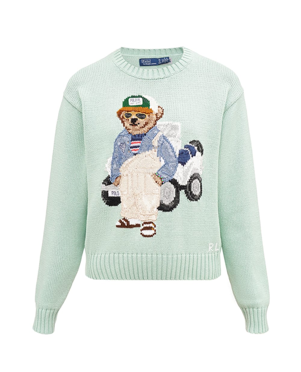 Свитер Polo Bear Polo Ralph Lauren 211935309001, салатовый цвет • Купить в интернет-магазине Kameron