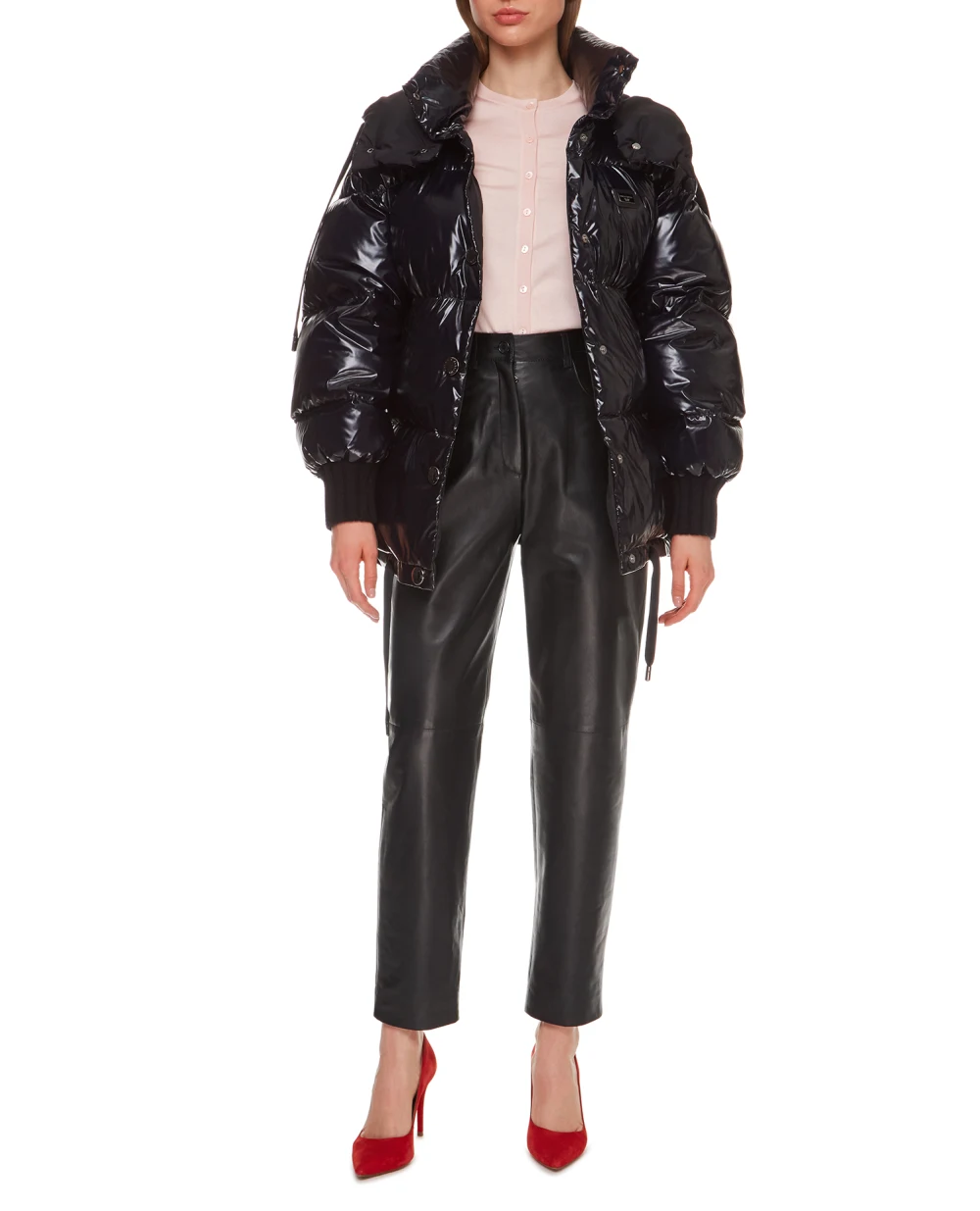 Пуховик Dolce&Gabbana F9I37T-G7TTL, черный цвет • Купить в интернет-магазине Kameron