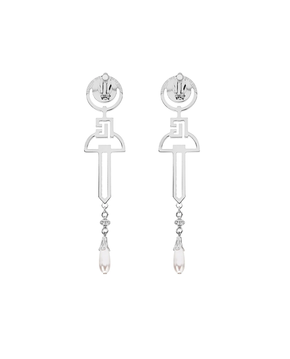 Серьги Balmain DN1XK335MPYB, серебряный цвет • Купить в интернет-магазине Kameron