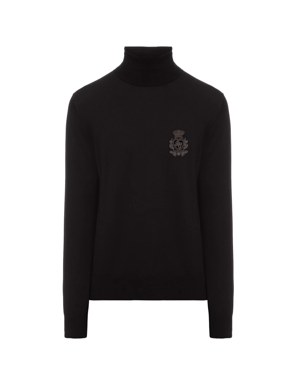 Кашемировый гольф Dolce&Gabbana GX625Z-JAMYE, черный цвет • Купить в интернет-магазине Kameron