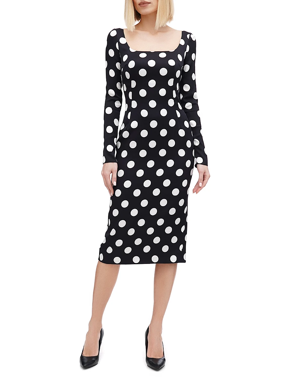 Платье Dolce&Gabbana F6GAFT-FSA6L, черный цвет • Купить в интернет-магазине Kameron