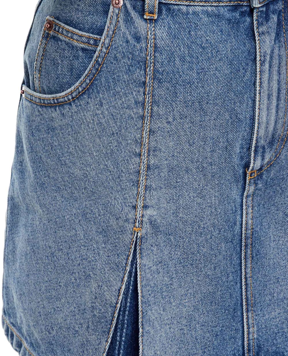 Юбка Balmain BF1LB900DD62, синий цвет • Купить в интернет-магазине Kameron