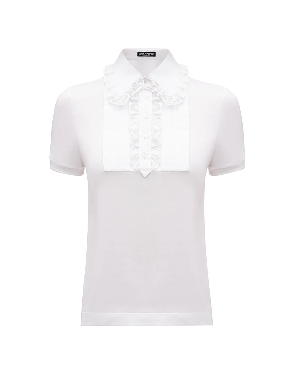 Футболка Dolce&Gabbana F8V05T-GDCH6, белый цвет • Купить в интернет-магазине Kameron