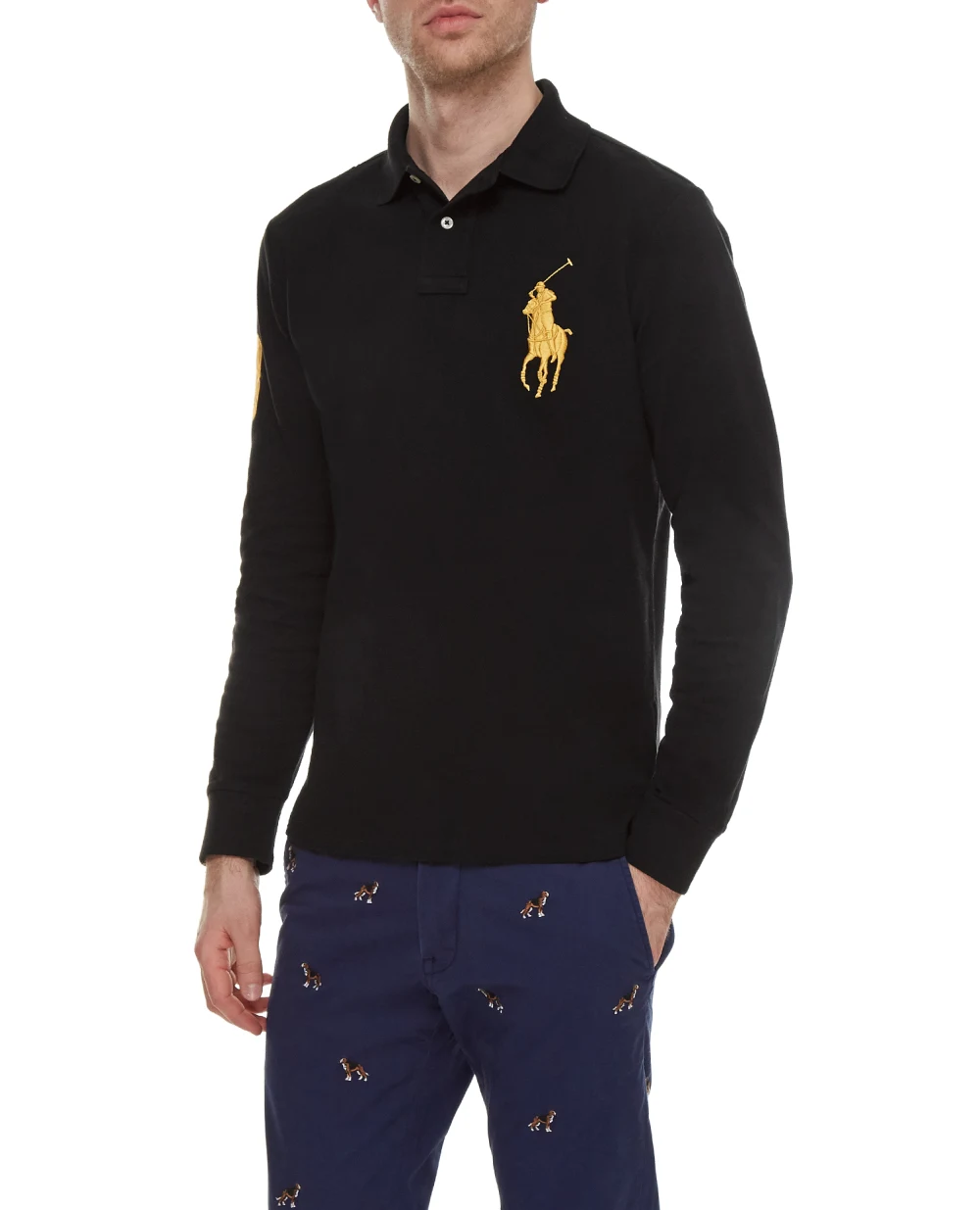 Поло Polo Ralph Lauren 710766856002, черный цвет • Купить в интернет-магазине Kameron