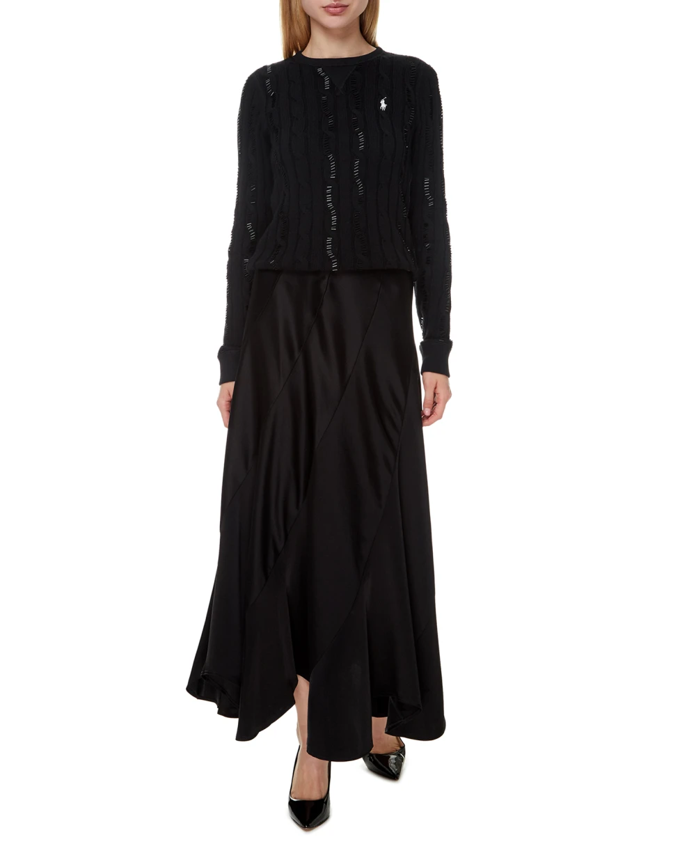 Юбка Polo Ralph Lauren 211815379001, черный цвет • Купить в интернет-магазине Kameron