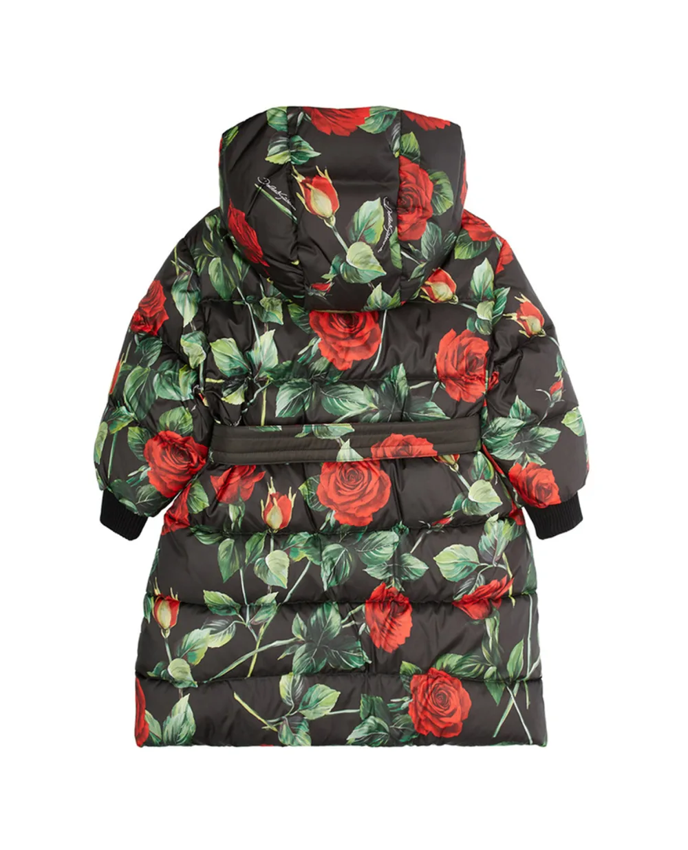 Пуховик Dolce&Gabbana Kids L5JBJM-FSSGK-B, черный цвет • Купить в интернет-магазине Kameron