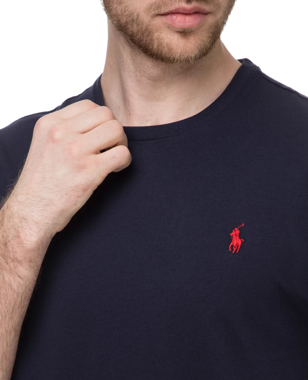 Футболка Polo Ralph Lauren 710680785004, темно-синий цвет • Купить в интернет-магазине Kameron