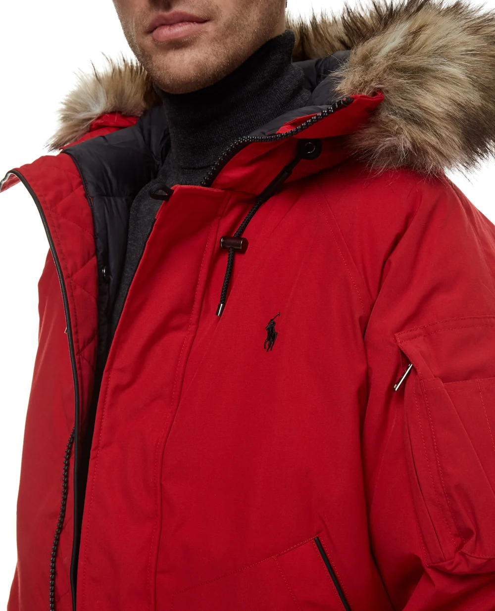 Пуховик Polo Ralph Lauren 710811271001, красный цвет • Купить в интернет-магазине Kameron
