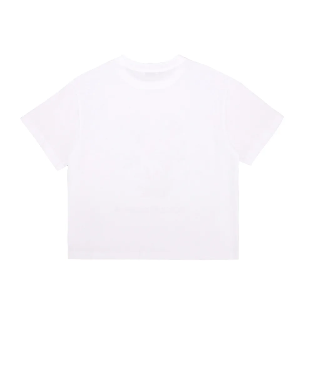 Детская футболка Dolce&Gabbana Kids L5JTHW-G7M1Y-S, белый цвет • Купить в интернет-магазине Kameron