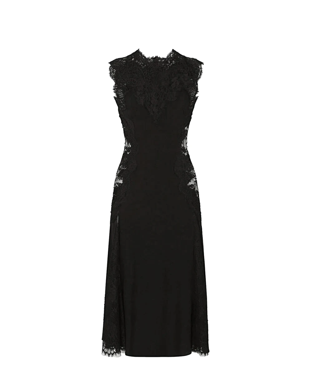 Шелковое платье Dolce&Gabbana F6R2FT-FUADB, черный цвет • Купить в интернет-магазине Kameron