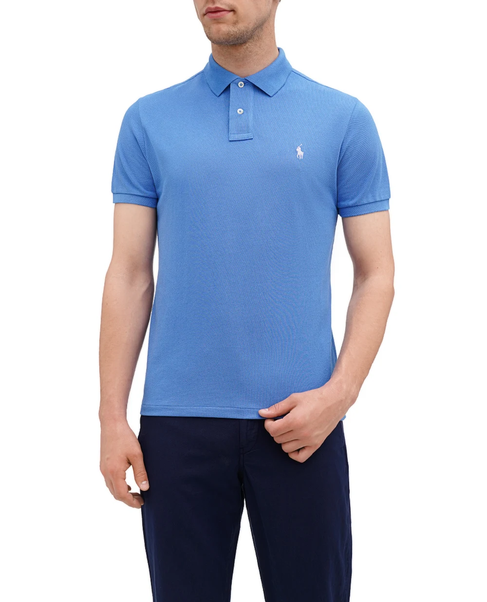 Поло Mesh Polo Ralph Lauren 710680784357, синий цвет • Купить в интернет-магазине Kameron