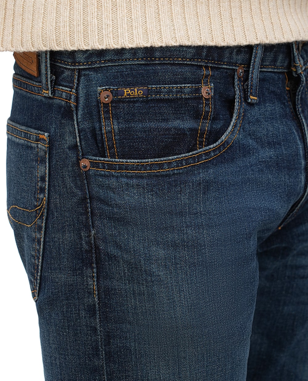 Джинсы Varick Polo Ralph Lauren 710781455001, темно-синий цвет • Купить в интернет-магазине Kameron