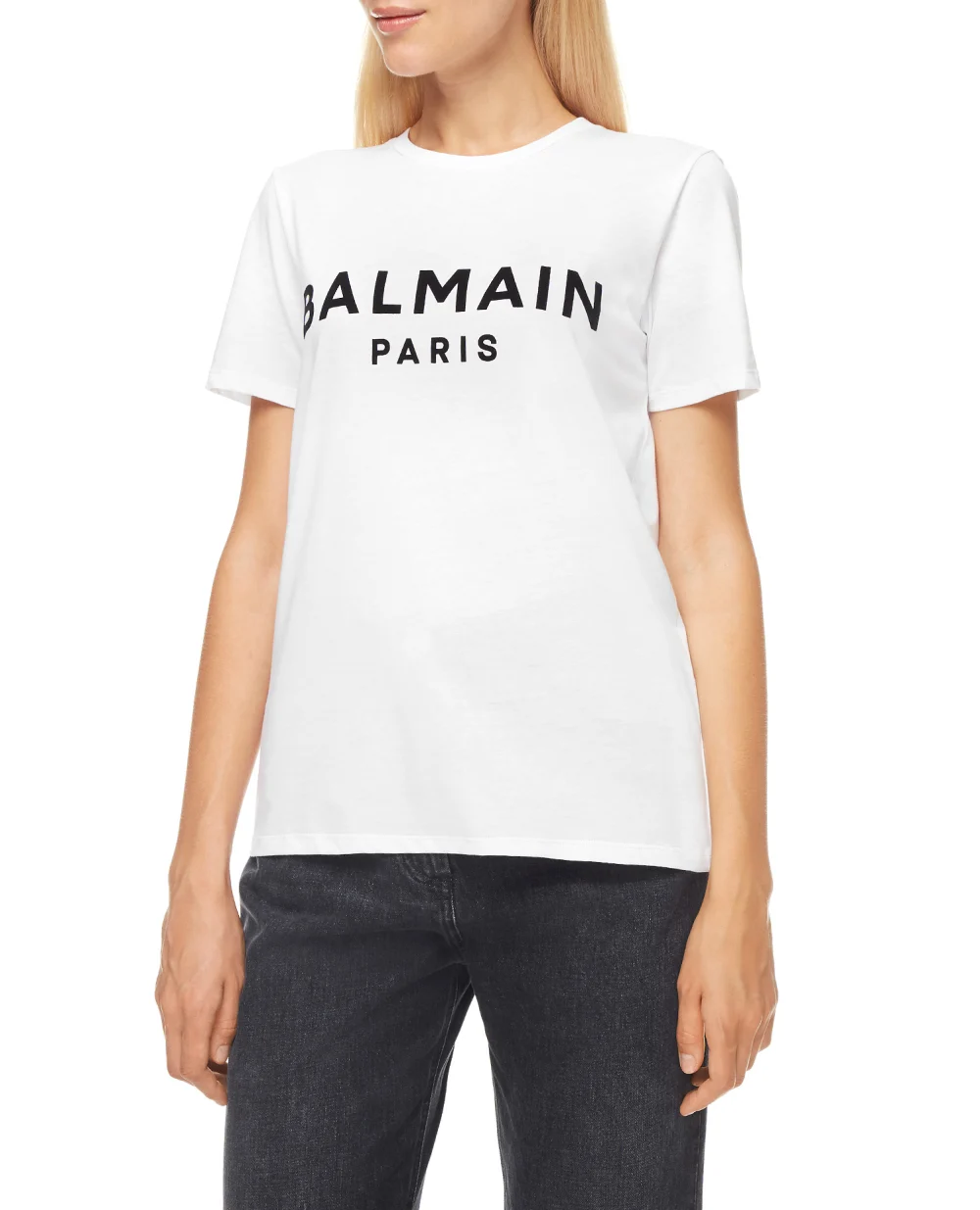 Футболка Balmain WF1EF000B044, белый цвет • Купить в интернет-магазине Kameron