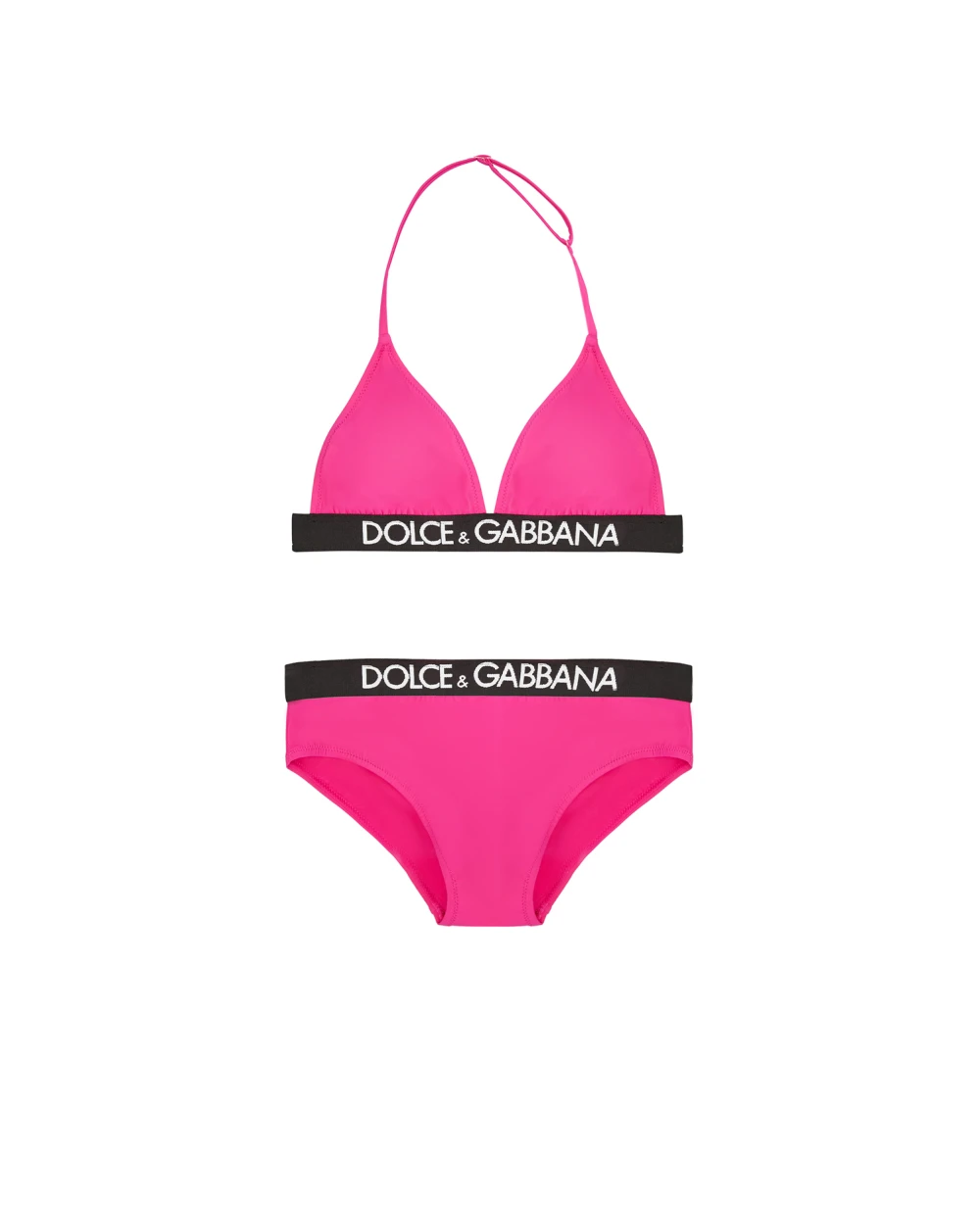 Детский купальник Dolce&Gabbana Kids L5J825-G7A7Y-S, фуксия цвет • Купить в интернет-магазине Kameron