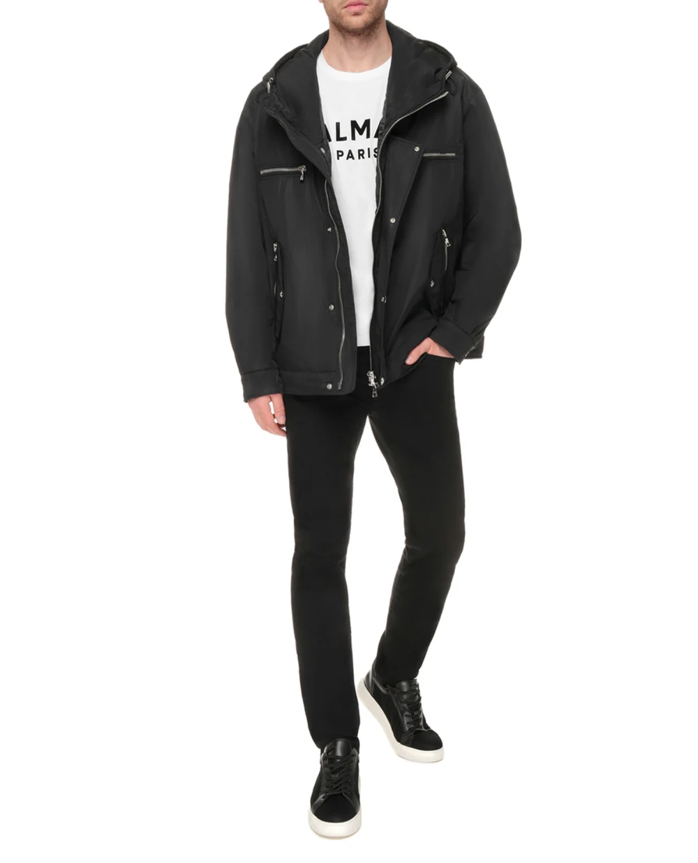 Куртка Balmain UH08226Z193, черный цвет • Купить в интернет-магазине Kameron