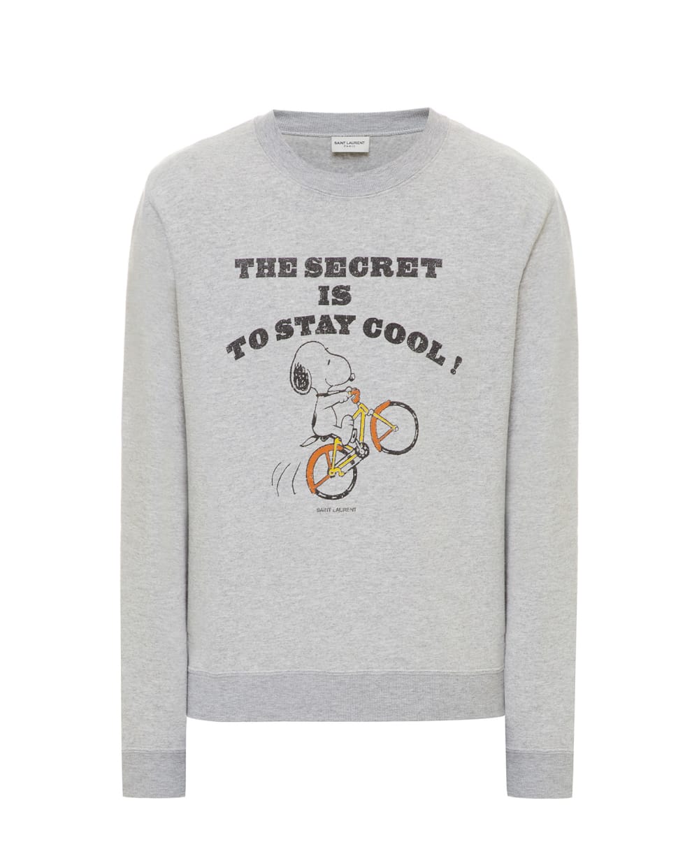 Свитшот Saint Laurent 664350-Y36HT, серый цвет • Купить в интернет-магазине Kameron