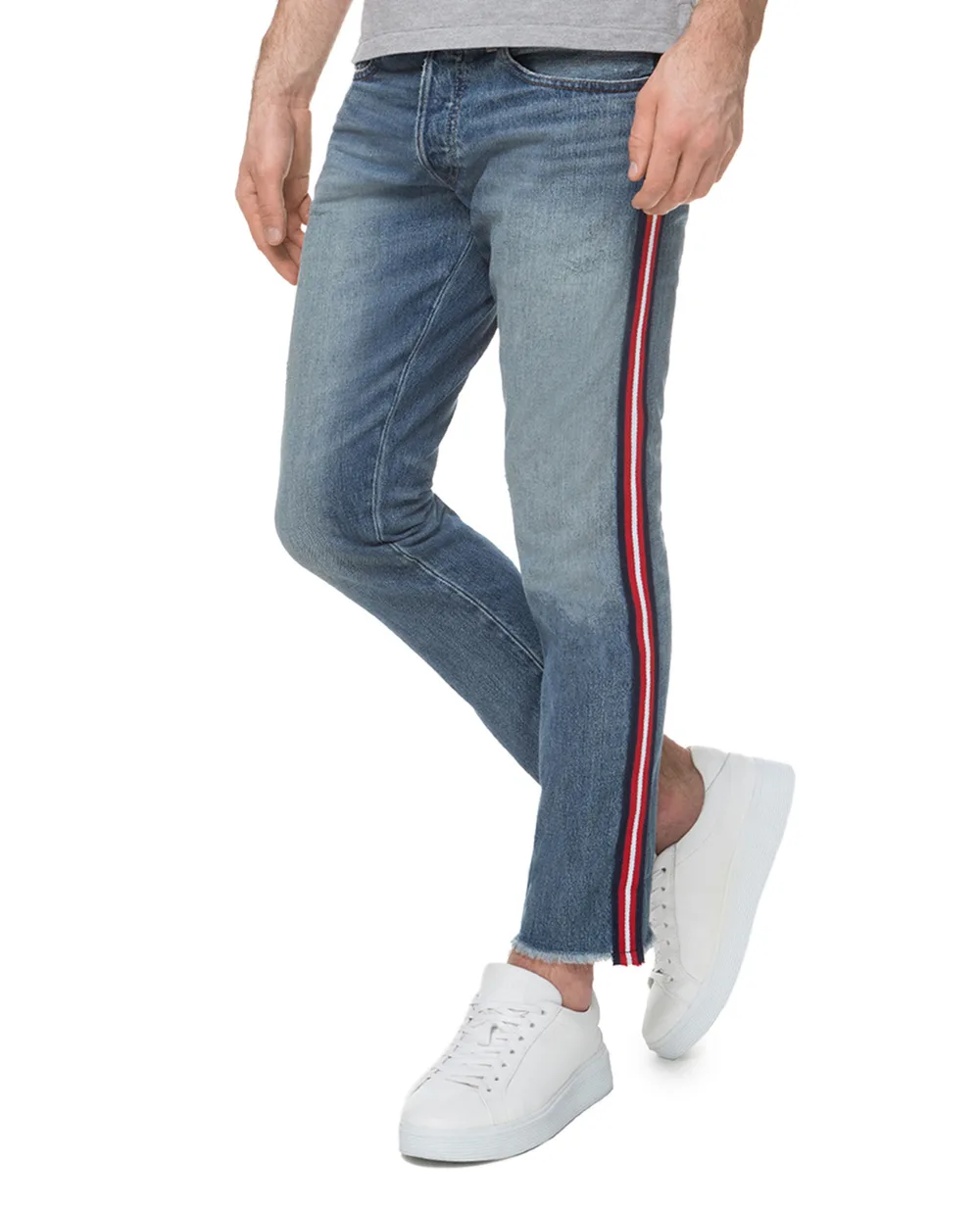 Джинсы Varick Polo Ralph Lauren 710745783001, голубой цвет • Купить в интернет-магазине Kameron