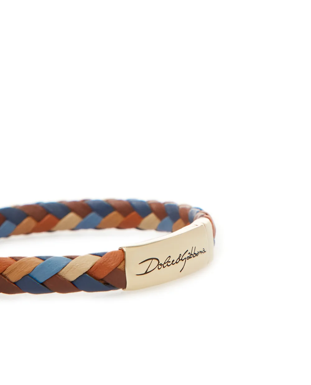 Кожаный браслет Dolce&Gabbana WBM5R4-W1111, разноцветный цвет • Купить в интернет-магазине Kameron