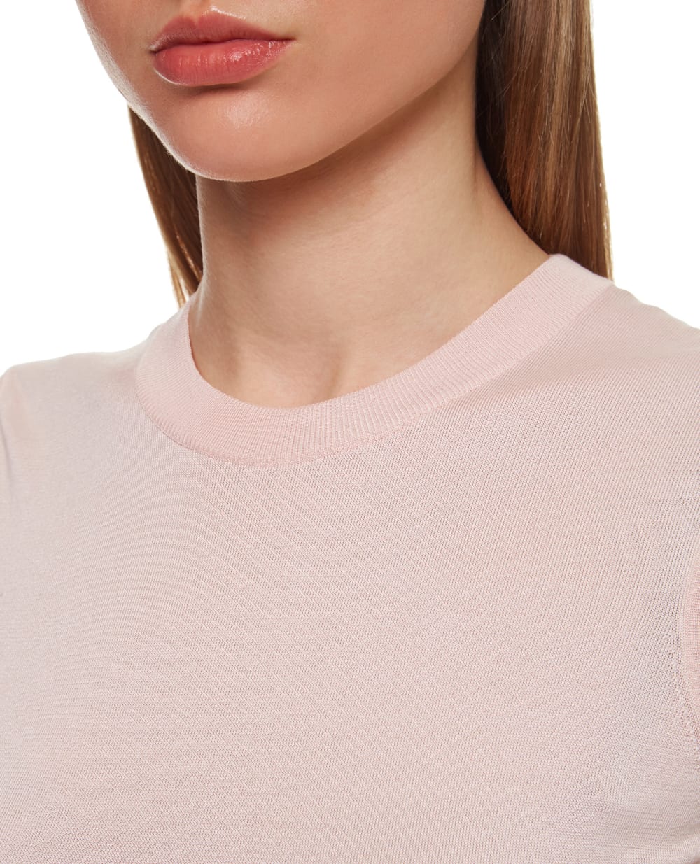 Шелковый топ Dolce&Gabbana FX843T-JASMX, розовый цвет • Купить в интернет-магазине Kameron