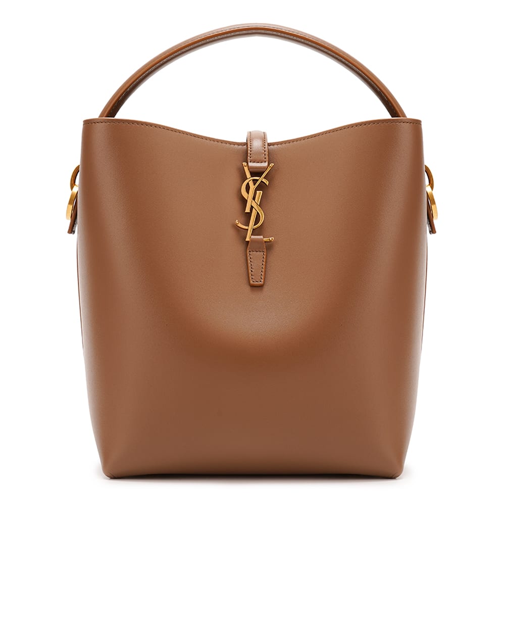 Шкіряна сумка Le 37 Saint Laurent 742828-2R20W, коричневий колір • Купити в інтернет-магазині Kameron