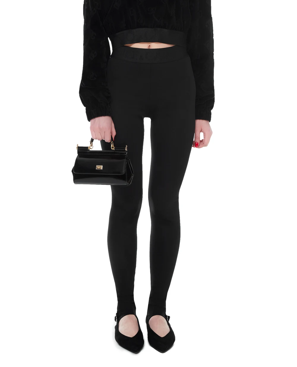Кожаная сумка Sicily Dolce&Gabbana BB7116-A1037, черный цвет • Купить в интернет-магазине Kameron