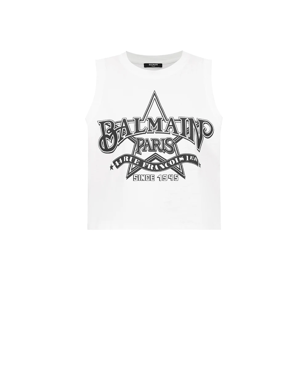 Майка Balmain CF1EA025GD29, белый цвет • Купить в интернет-магазине Kameron