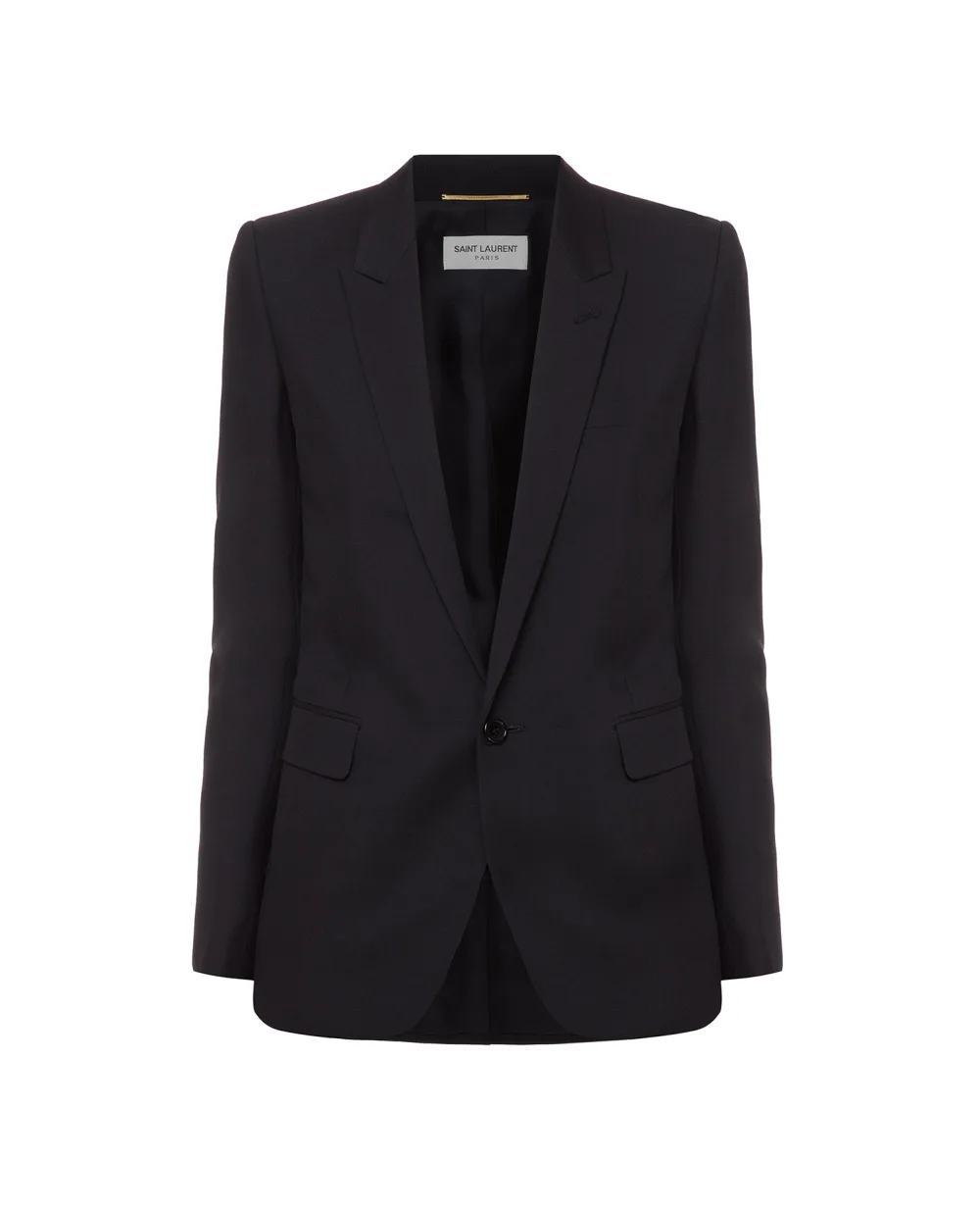 Шерстяной жакет Saint Laurent 517740-Y404W, черный цвет • Купить в интернет-магазине Kameron