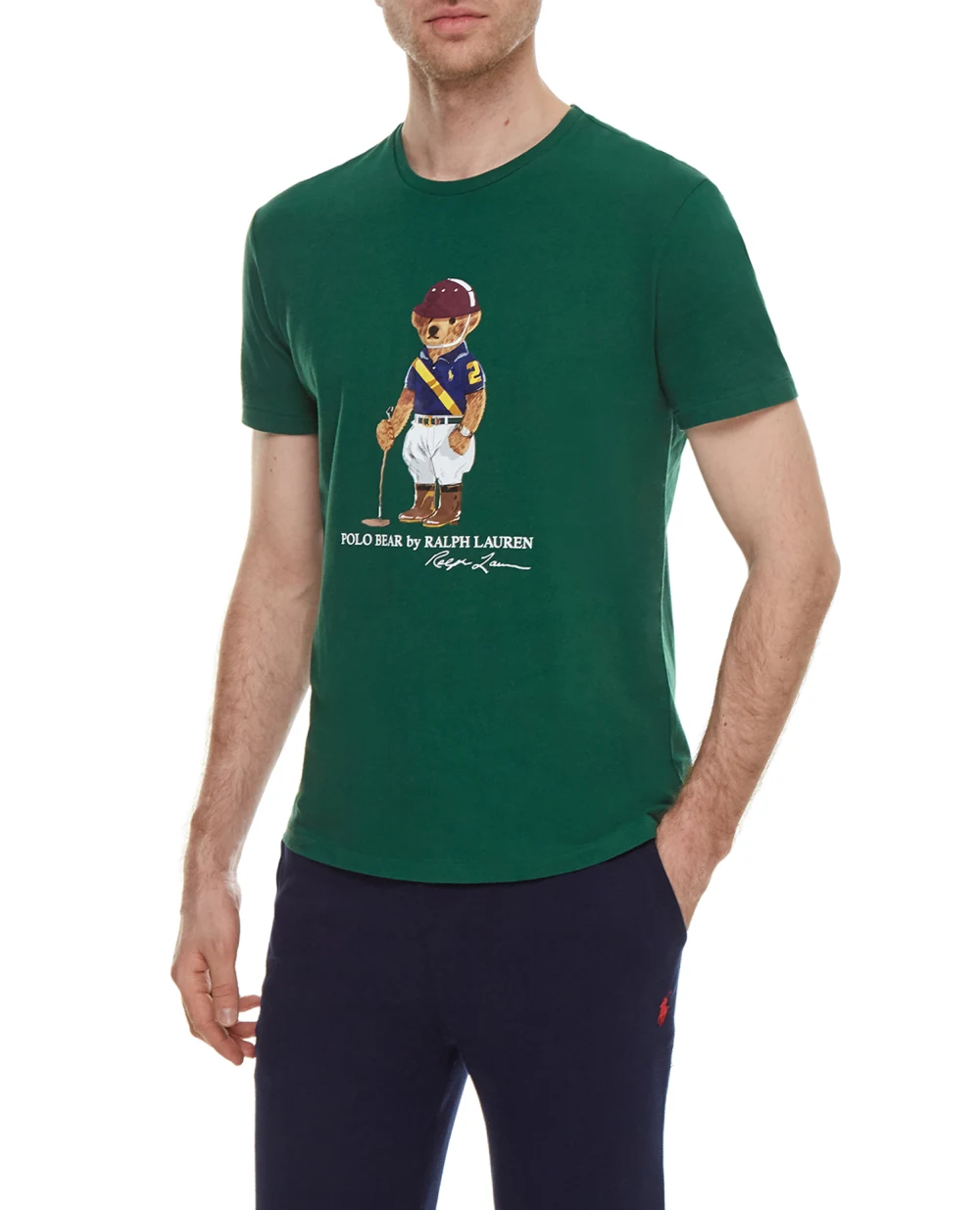 Футболка Polo Ralph Lauren 710803488005, зеленый цвет • Купить в интернет-магазине Kameron