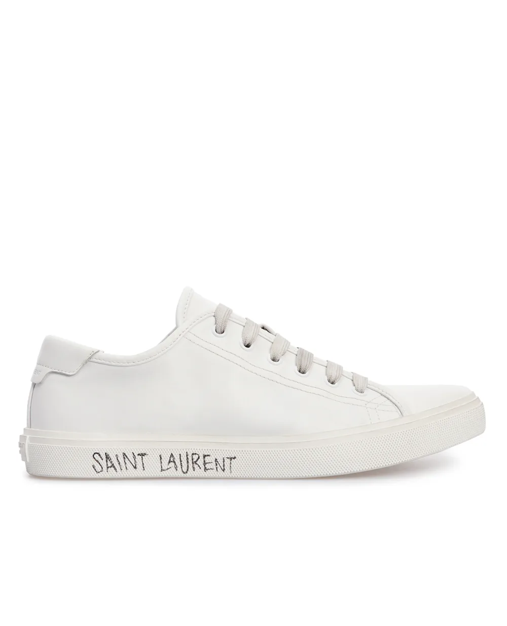 Шкіряні кеди Malibu Saint Laurent 649253-00NG0, білий колір • Купити в інтернет-магазині Kameron