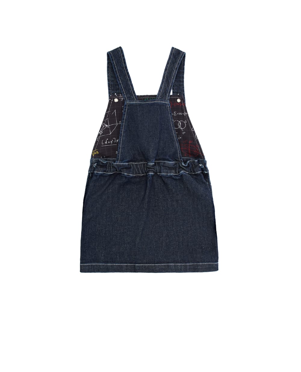 Детский джинсовый сарафан Dolce&Gabbana Kids L52DU1-LD969-B, темно-синий цвет • Купить в интернет-магазине Kameron