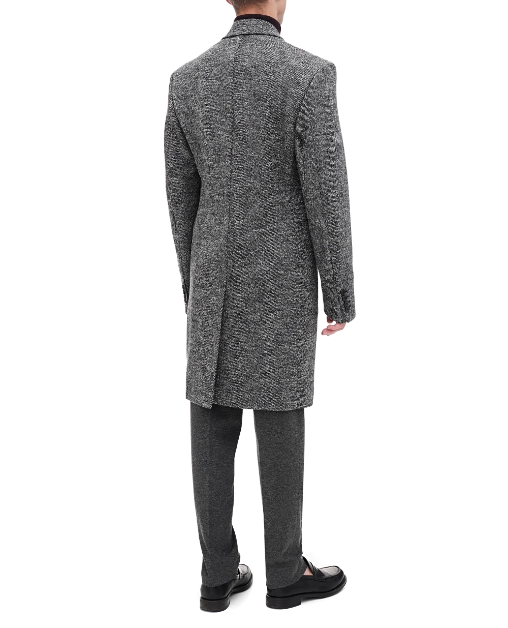 Однобортное шерстяное пальто Dolce&Gabbana G033LT-GG723, серый цвет • Купить в интернет-магазине Kameron