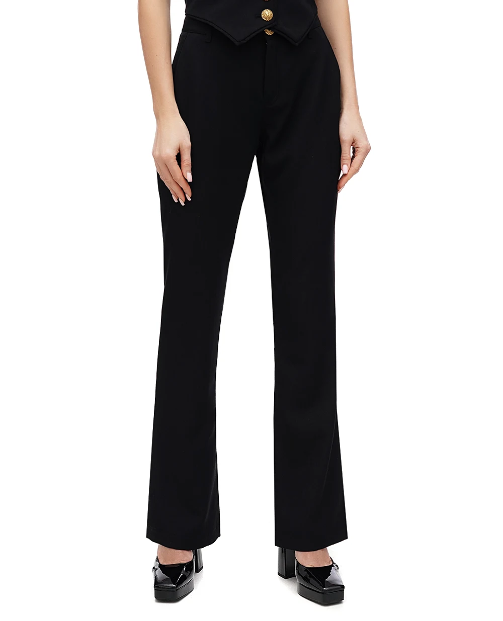 Брюки Balmain CF1PP216WC09, черный цвет • Купить в интернет-магазине Kameron
