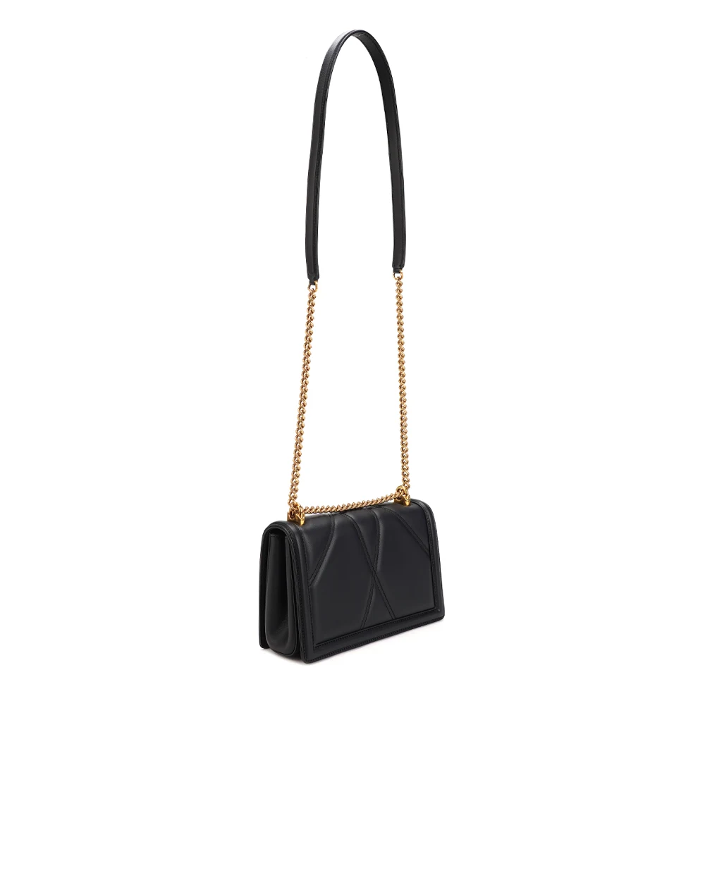 Кожаная сумка Devotion Medium Dolce&Gabbana BB7158-AW437, черный цвет • Купить в интернет-магазине Kameron