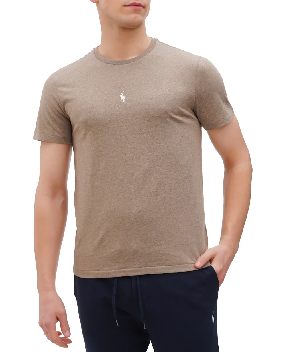 Футболка Polo Ralph Lauren 710839046045, коричневый цвет • Купить в интернет-магазине Kameron
