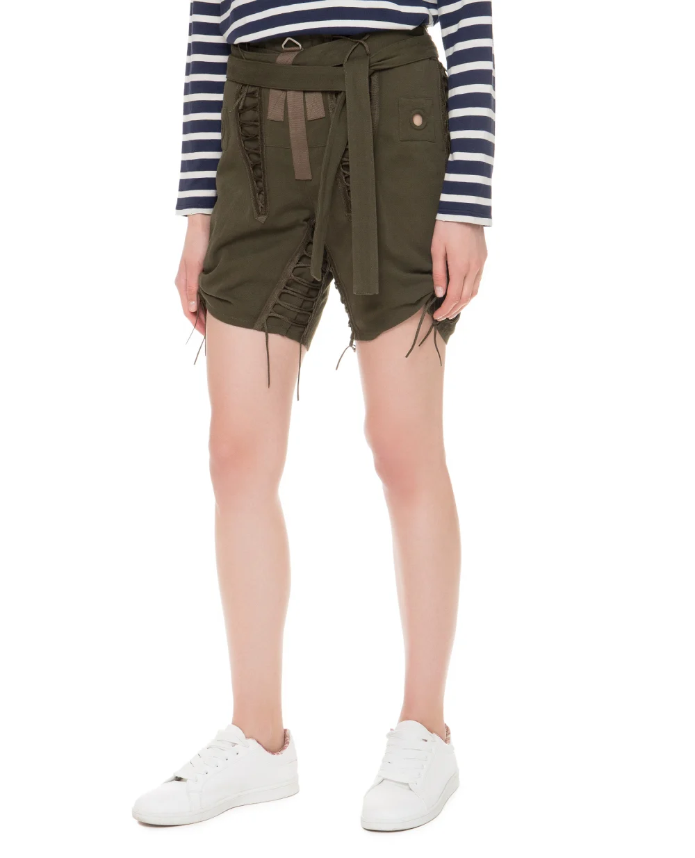 Шорты Saint Laurent 512783-Y822J, зеленый цвет • Купить в интернет-магазине Kameron