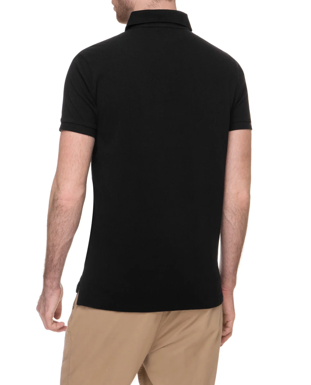 Поло Polo Ralph Lauren 710666998004SS19, черный цвет • Купить в интернет-магазине Kameron