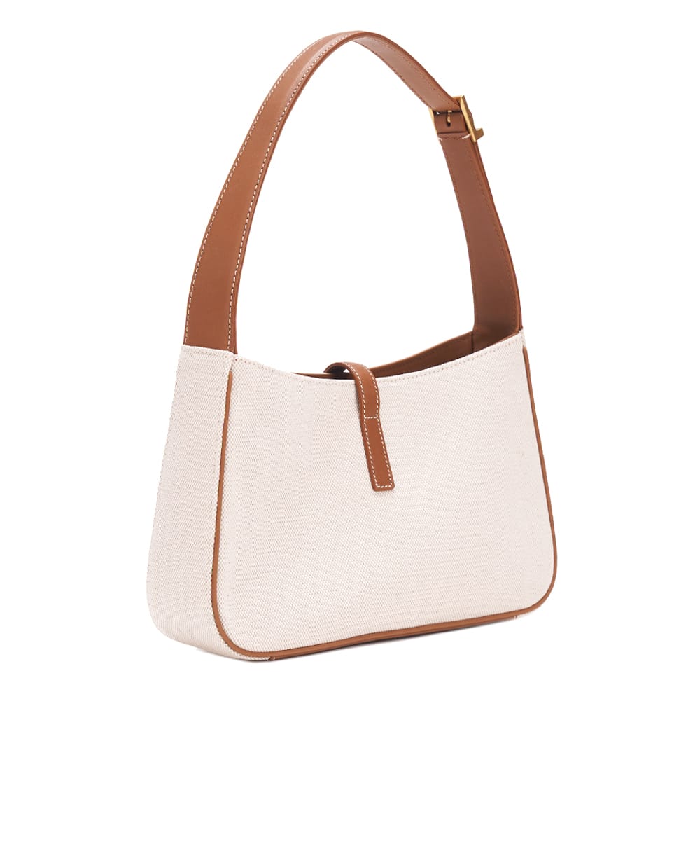 Шкіряна сумка Le 5 À 7 Hobo Saint Laurent 657228-FAAVH, білий колір • Купити в інтернет-магазині Kameron