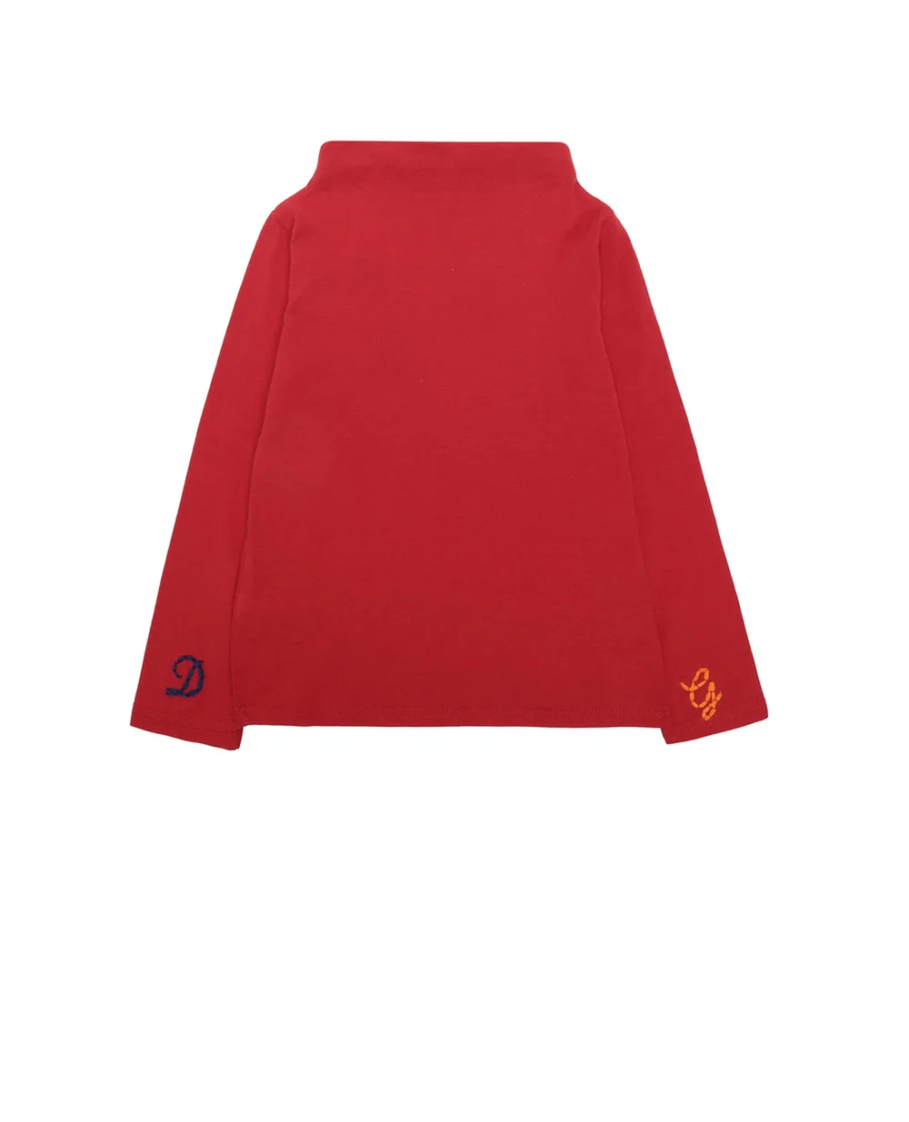 Детский гольф Dolce&Gabbana Kids L5JTBA-G7TIM-B, красный цвет • Купить в интернет-магазине Kameron