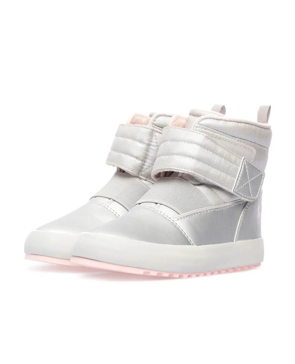 Хайтопы Polo Ralph Lauren Kids 101231-T, серебряный цвет • Купить в интернет-магазине Kameron